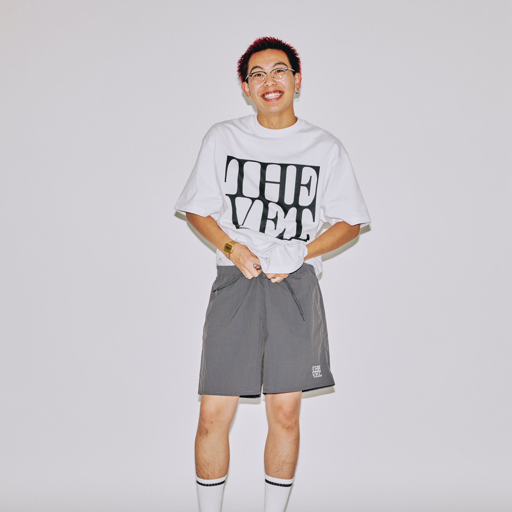 THE VET. NYLON SHORTS
