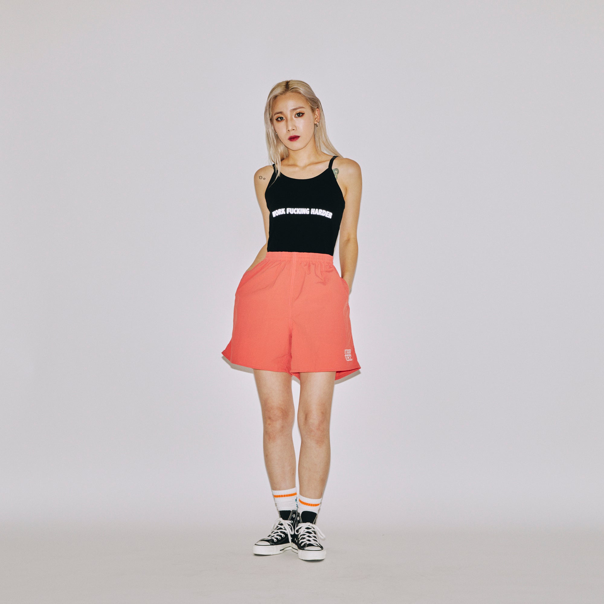 THE VET. NYLON SHORTS