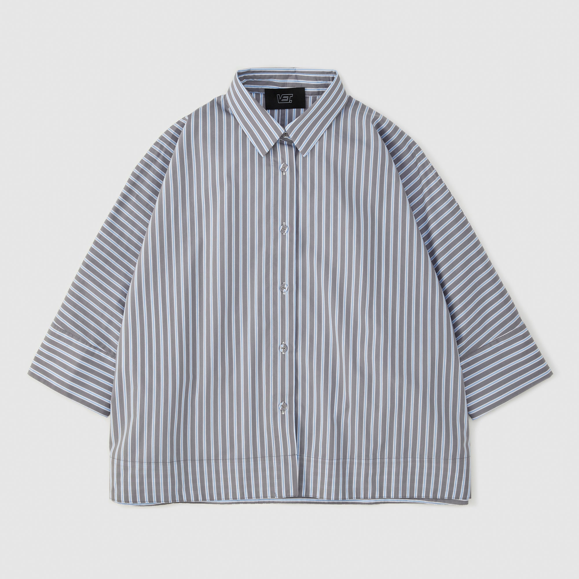HIDDEN WMNS DOLMAN 3/4 SLEEVE SHIRTS STRIPE