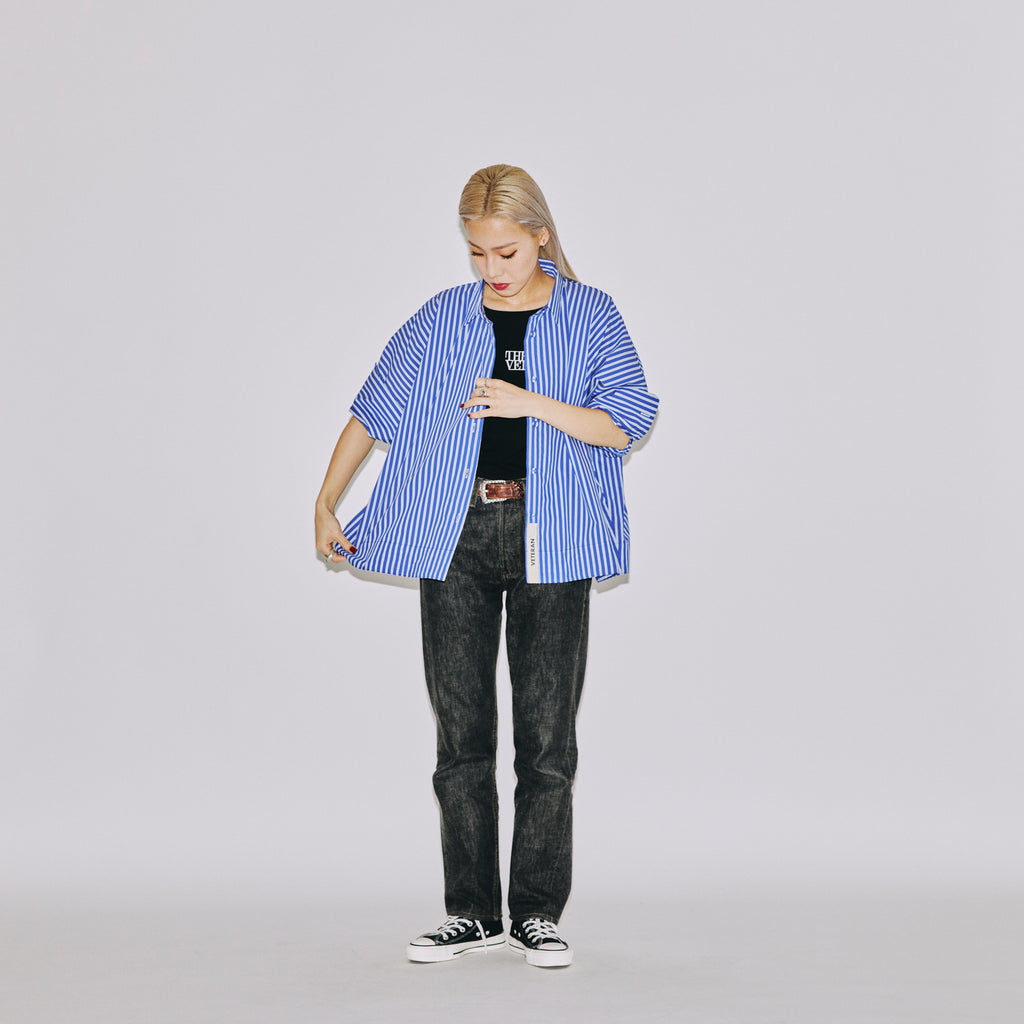 HIDDEN WMNS DOLMAN 3/4 SLEEVE SHIRTS STRIPE