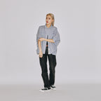 HIDDEN WMNS DOLMAN 3/4 SLEEVE SHIRTS STRIPE