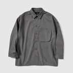 WOOL MIX HIDDEN L/S SHIRTS