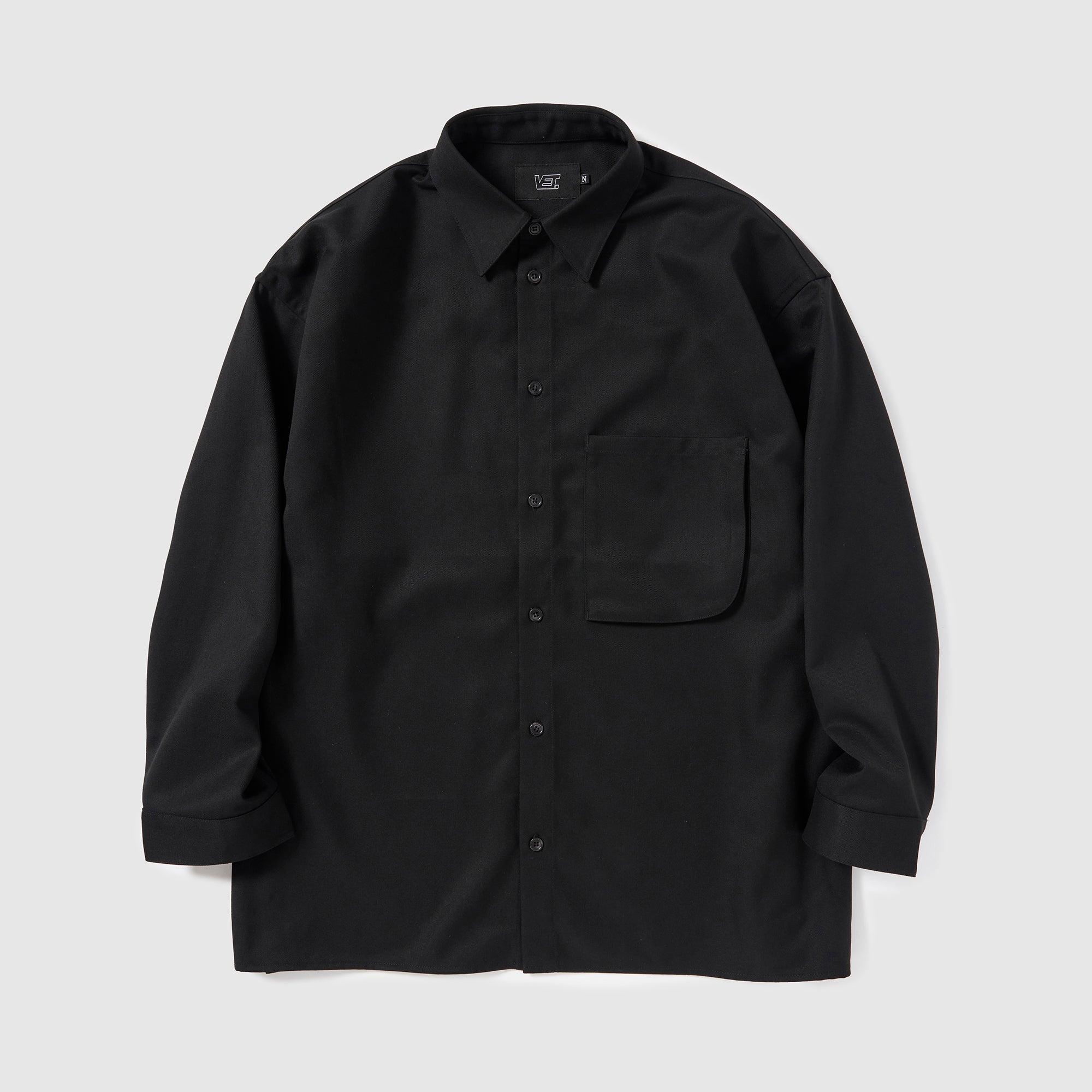 WOOL MIX HIDDEN L/S SHIRTS