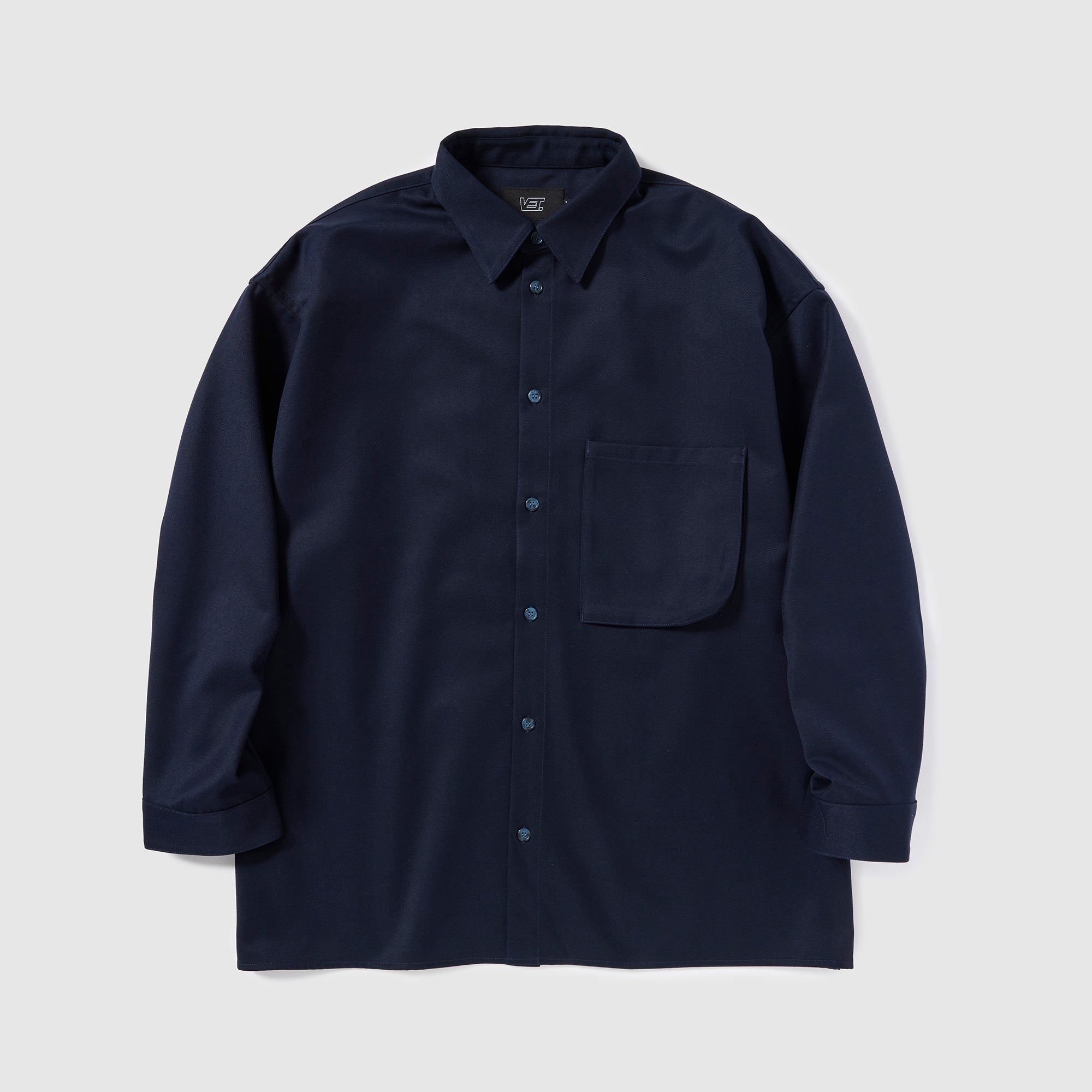 WOOL MIX HIDDEN L/S SHIRTS