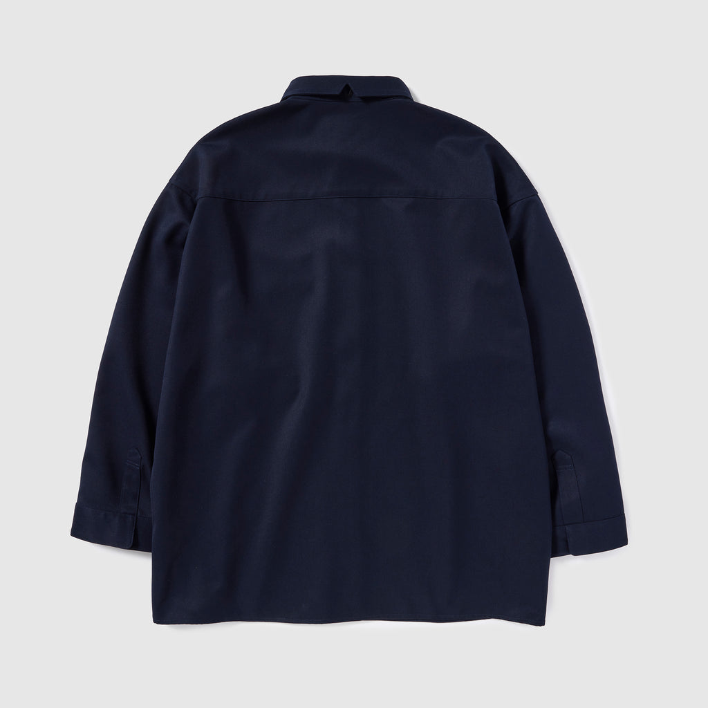 WOOL MIX HIDDEN L/S SHIRTS