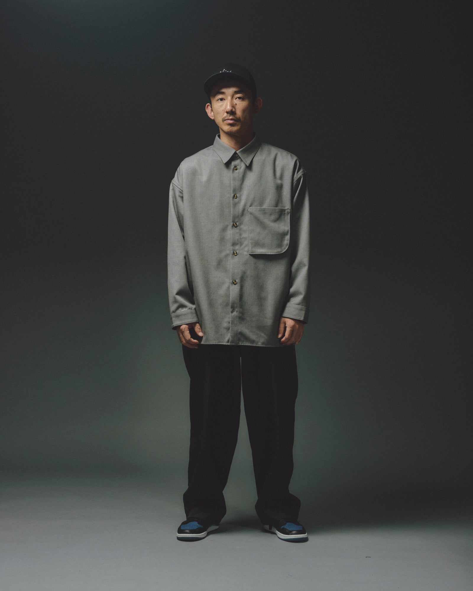 WOOL MIX HIDDEN L/S SHIRTS
