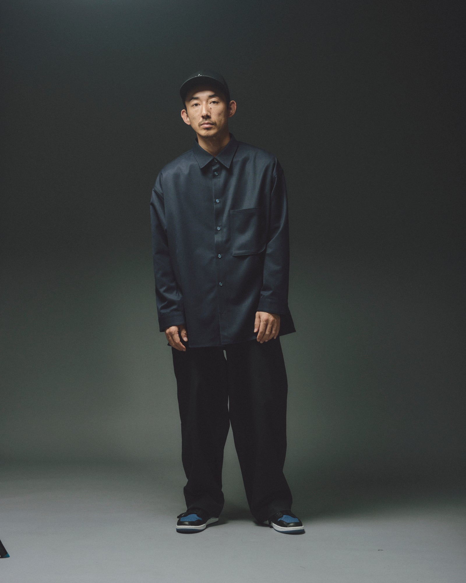 WOOL MIX HIDDEN L/S SHIRTS