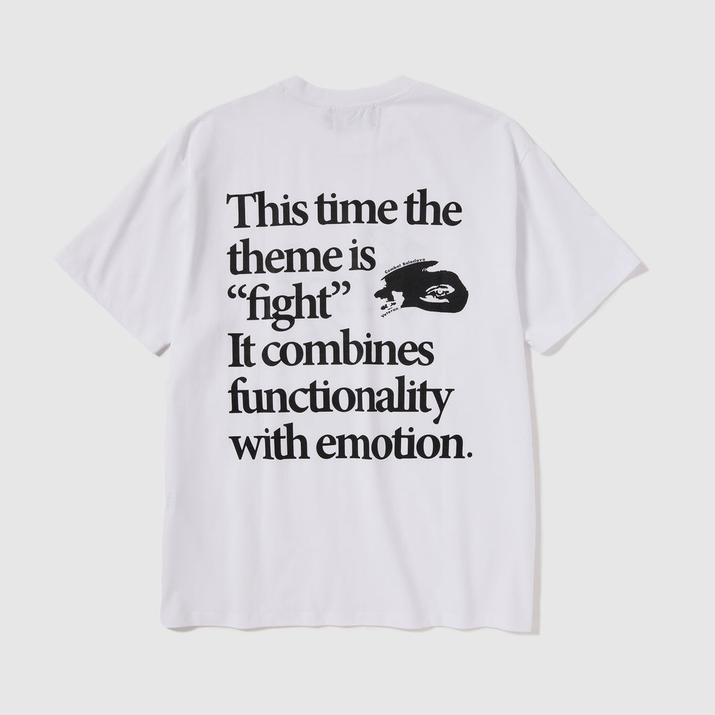 FIGHT MESSAGE S/S TEE by blankt