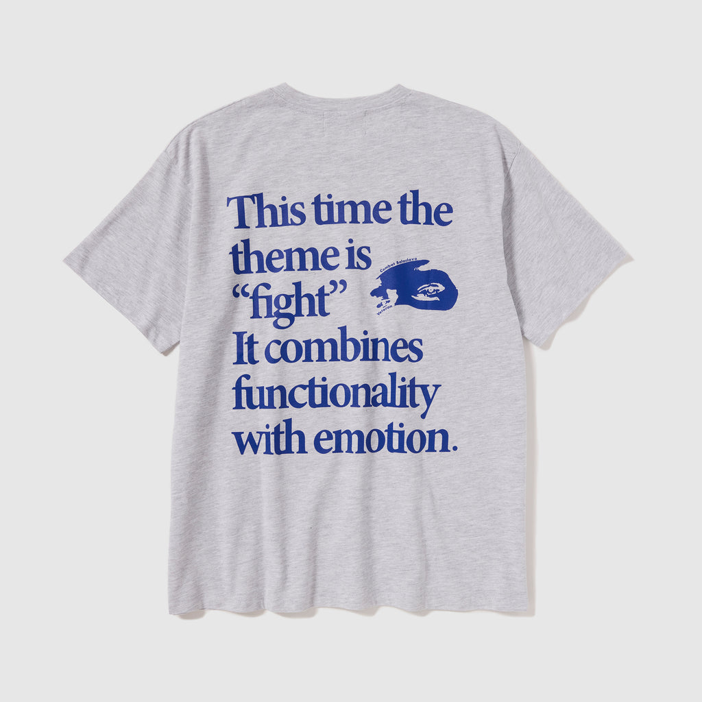 FIGHT MESSAGE S/S TEE by blankt