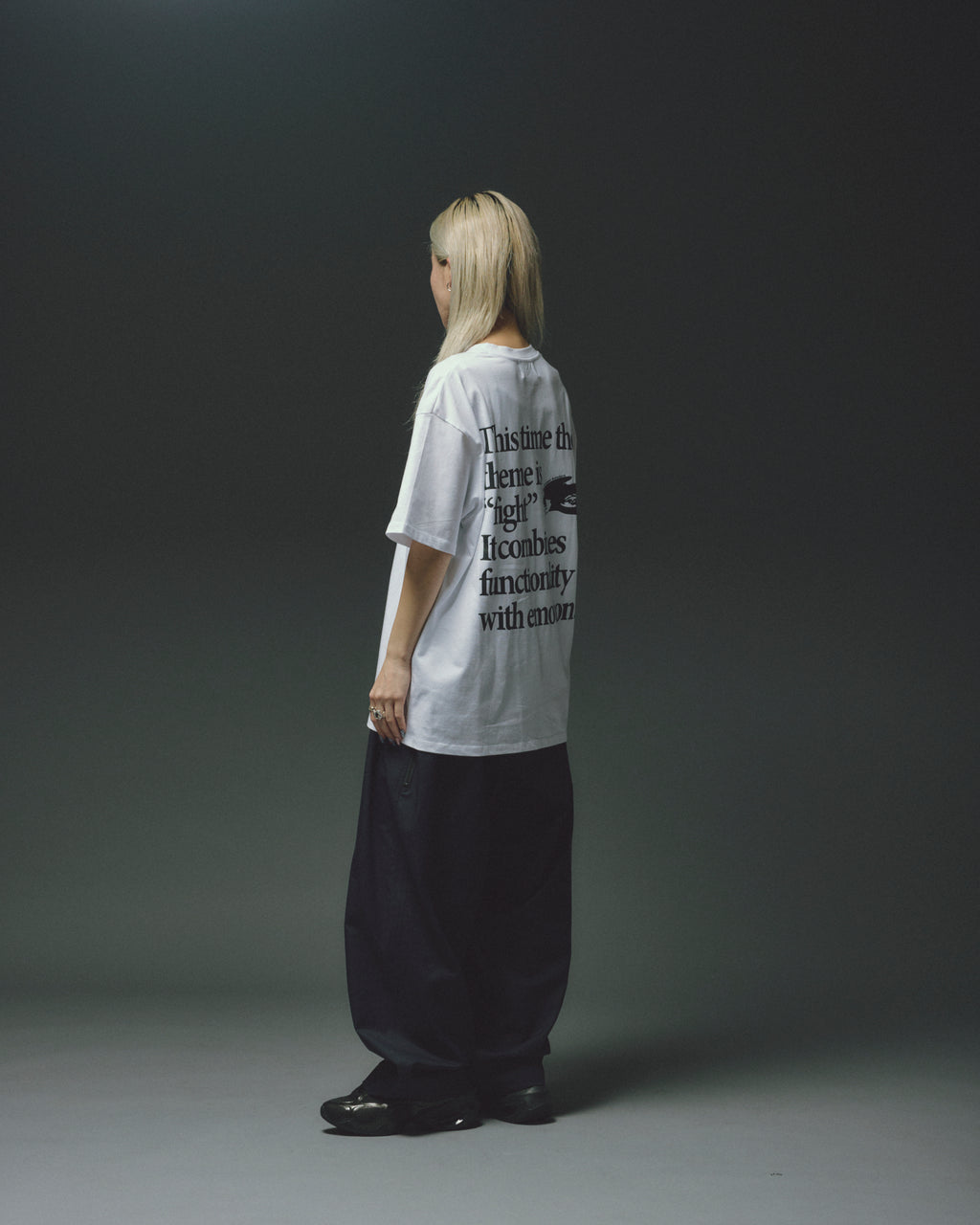 FIGHT MESSAGE S/S TEE by blankt