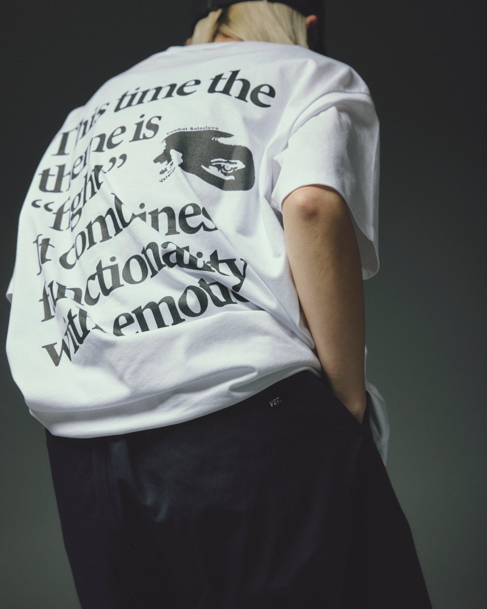 FIGHT MESSAGE S/S TEE by blankt