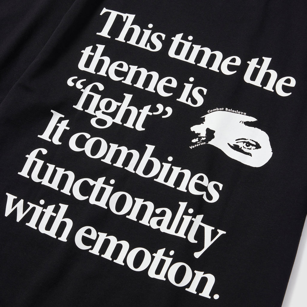 FIGHT MESSAGE S/S TEE by blankt