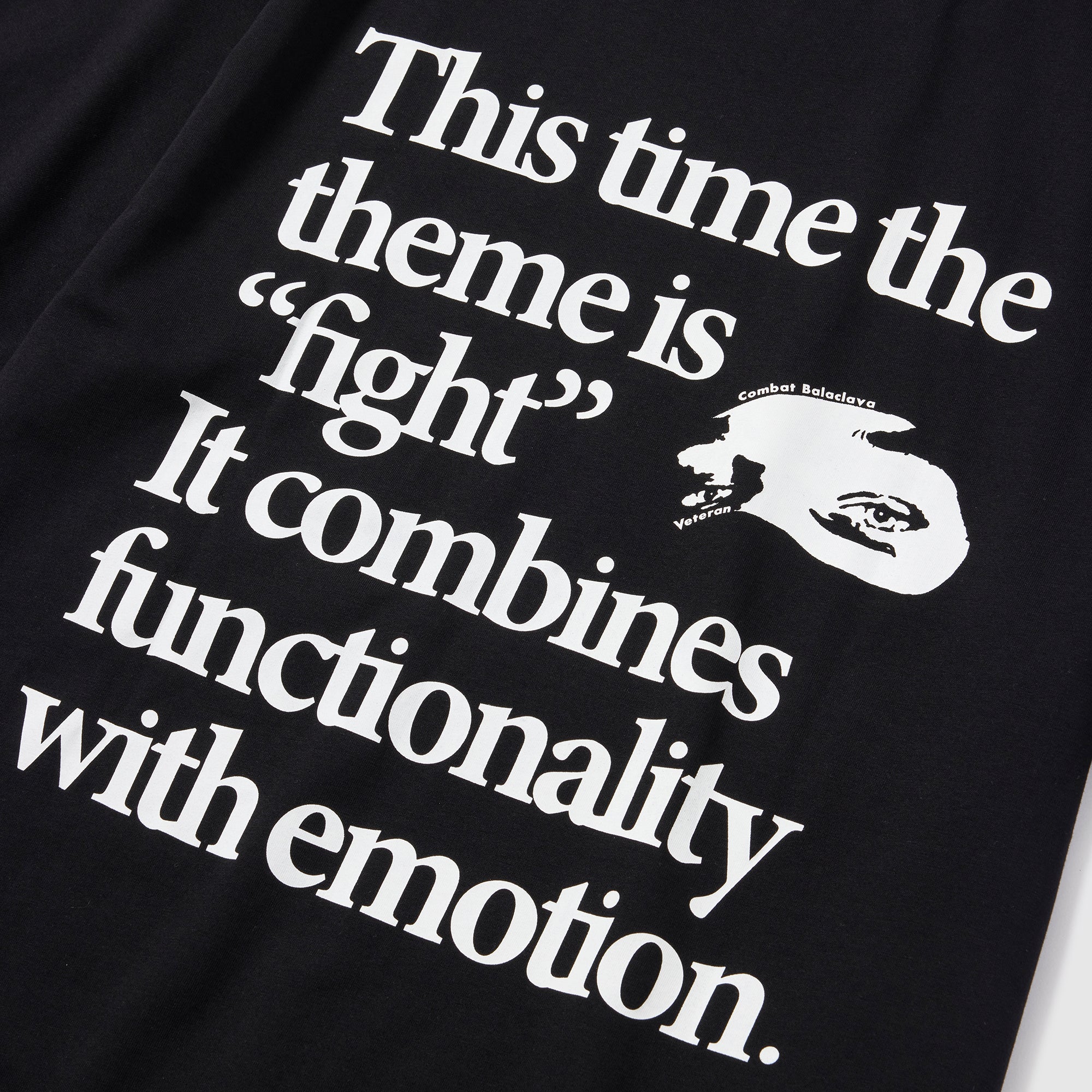 FIGHT MESSAGE S/S TEE by blankt