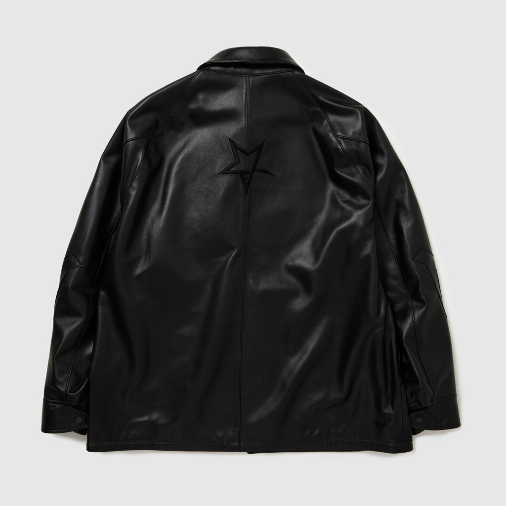 THUNDER LEATHER COACH JACKET