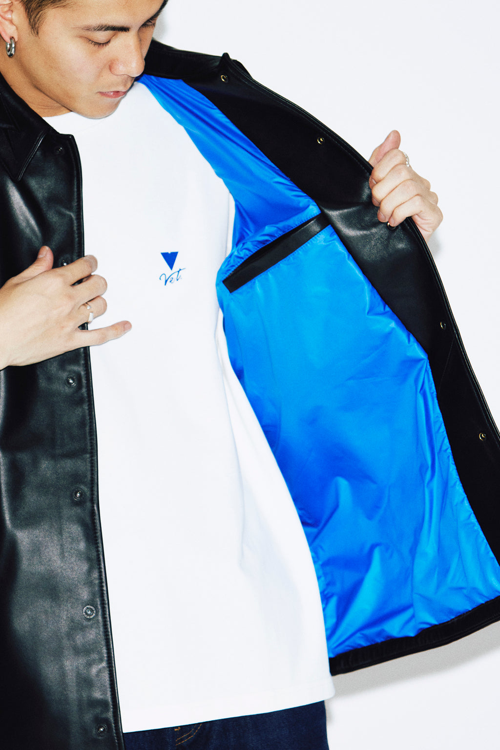 THUNDER LEATHER COACH JACKET