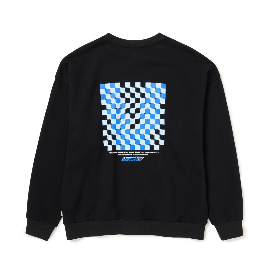 DISTORT CREW NECK SWEAT