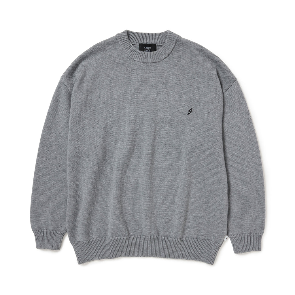 POINT V CREW NECK KNIT
