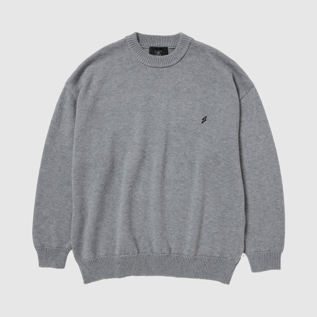 POINT V CREW NECK KNIT