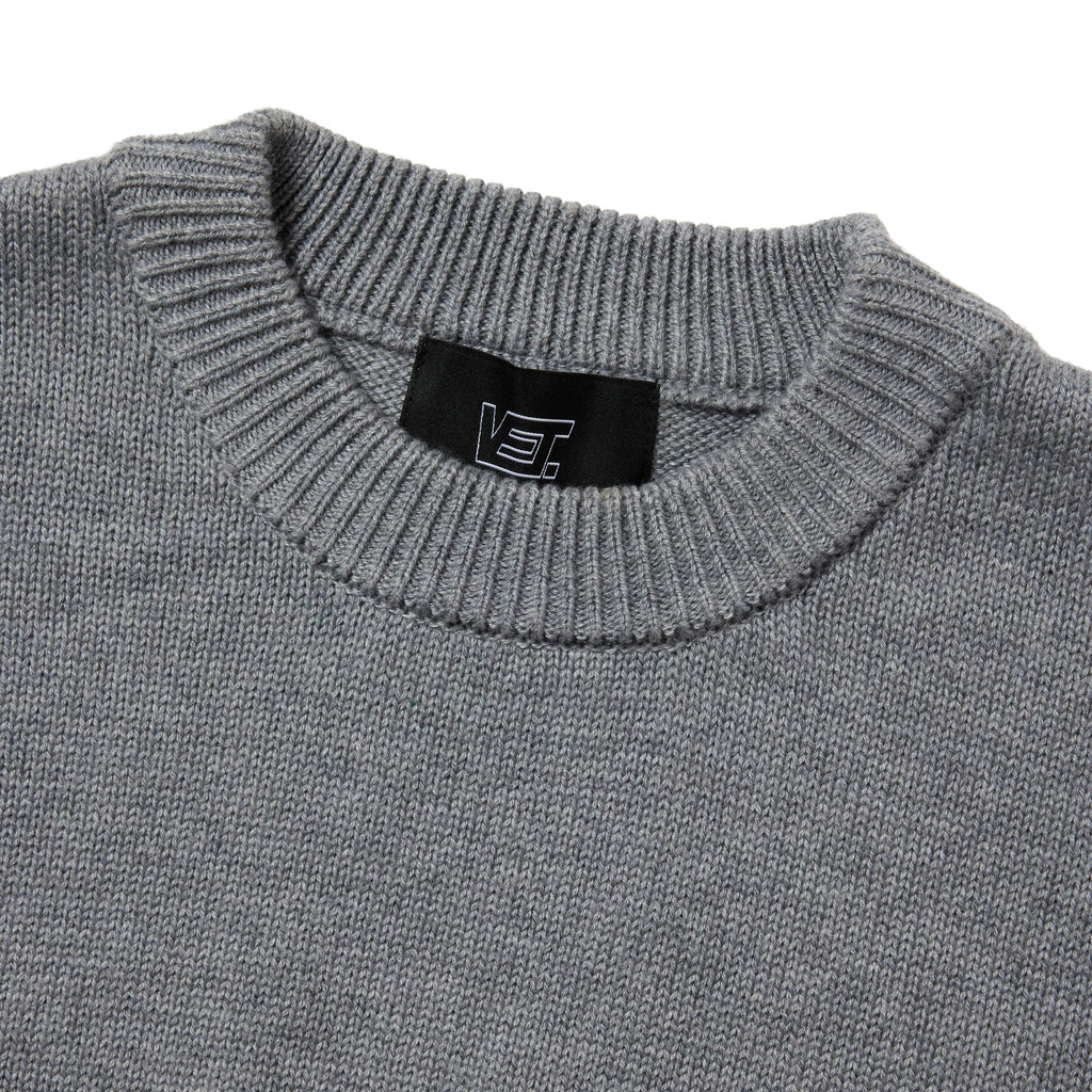 POINT V CREW NECK KNIT