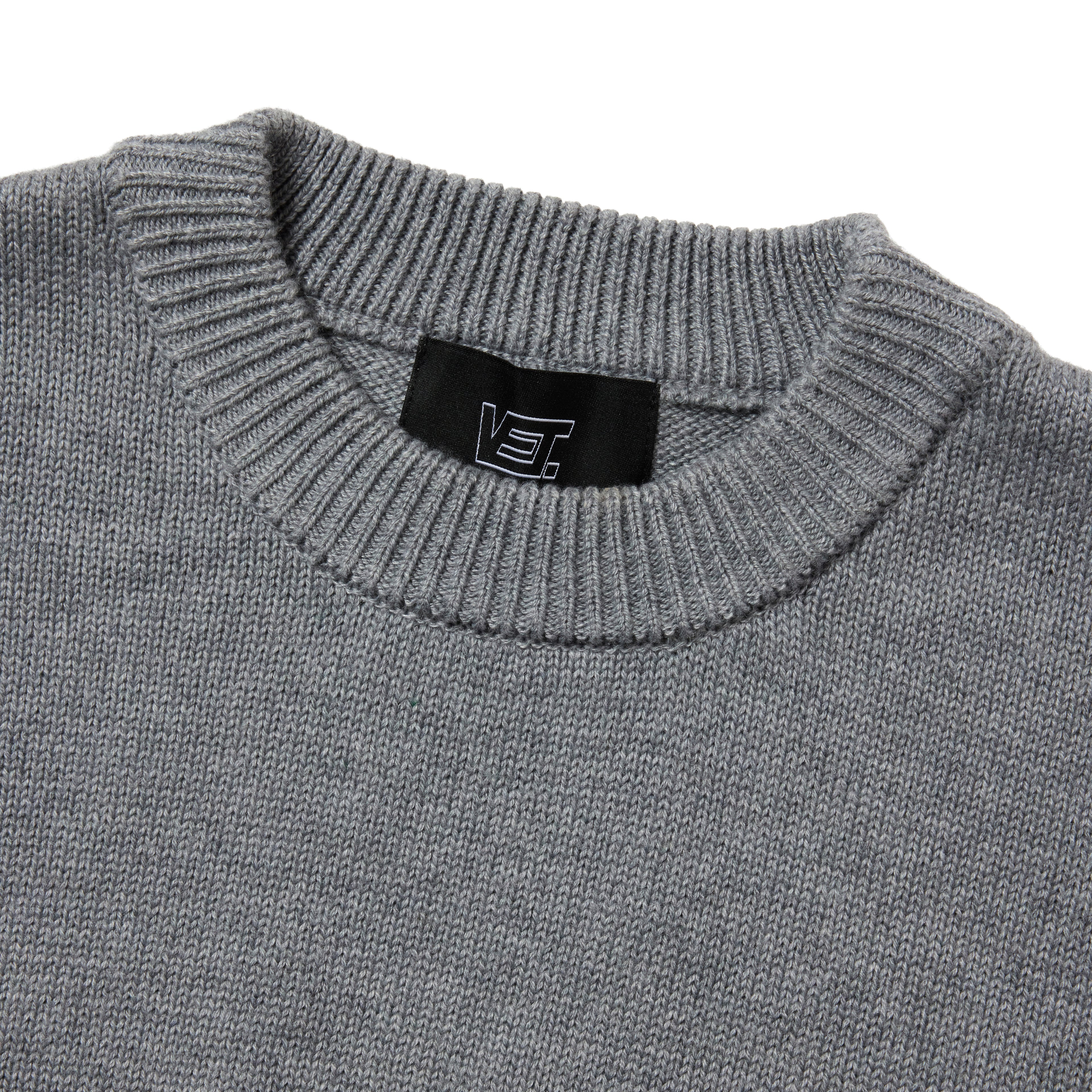 POINT V CREW NECK KNIT