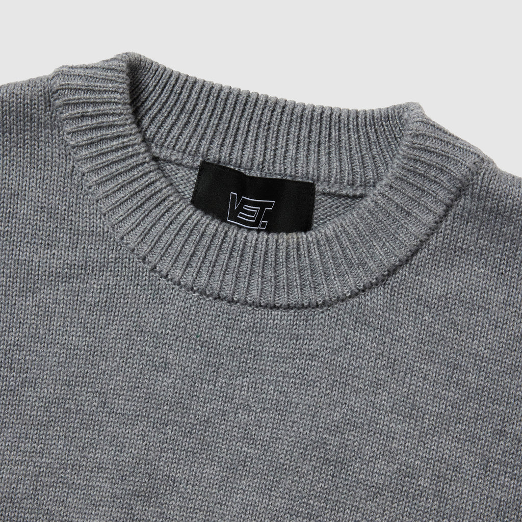 POINT V CREW NECK KNIT