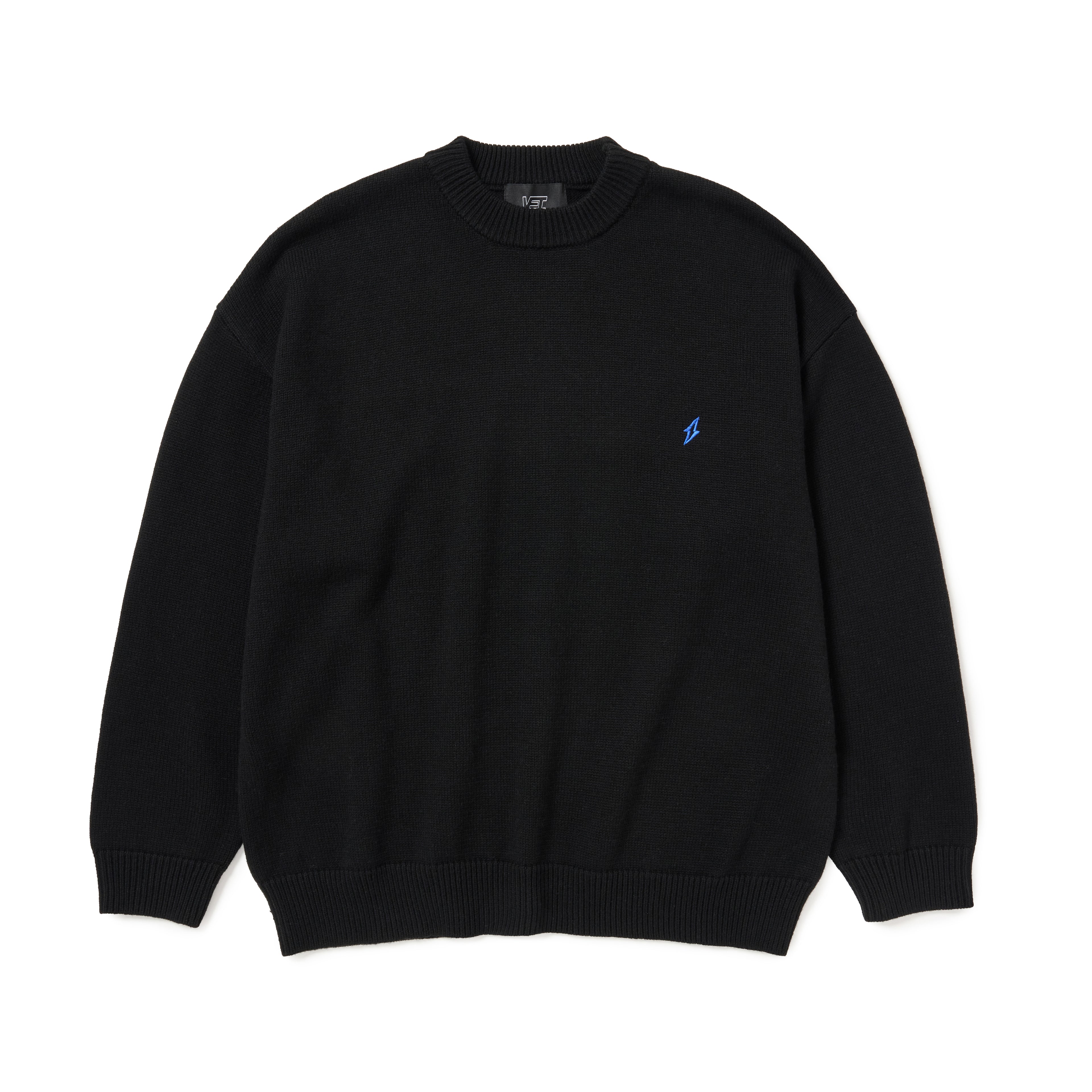 POINT V CREW NECK KNIT