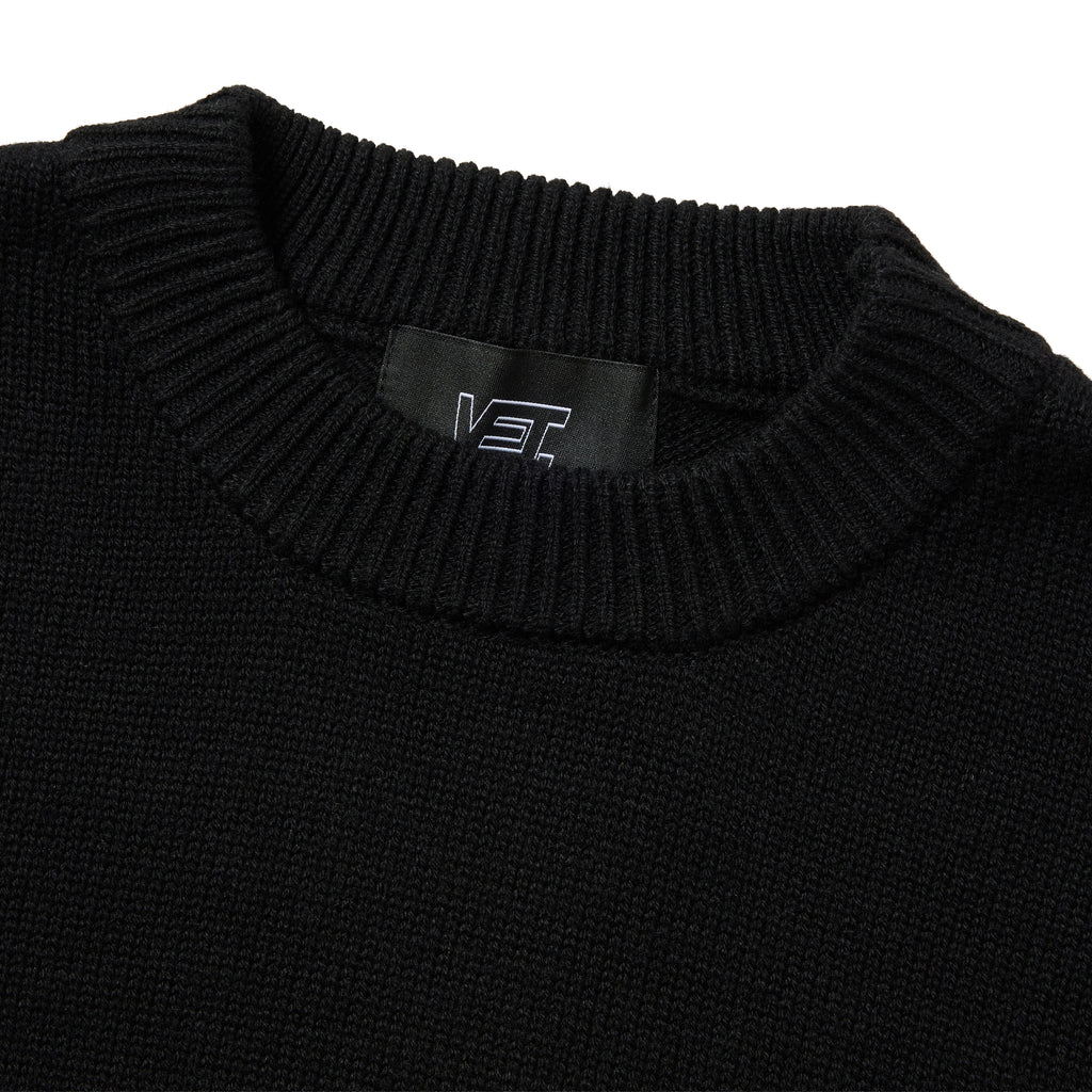 POINT V CREW NECK KNIT