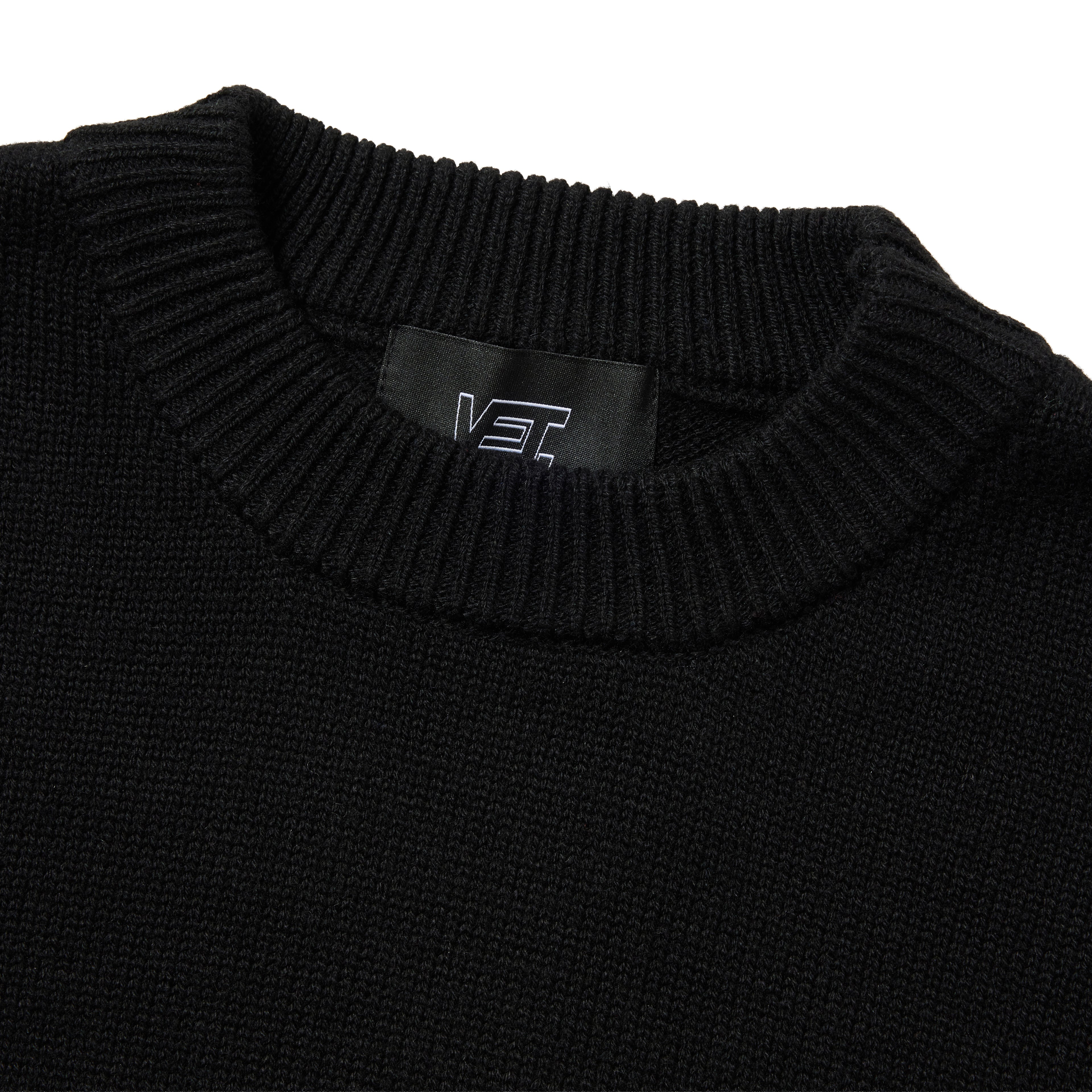 POINT V CREW NECK KNIT