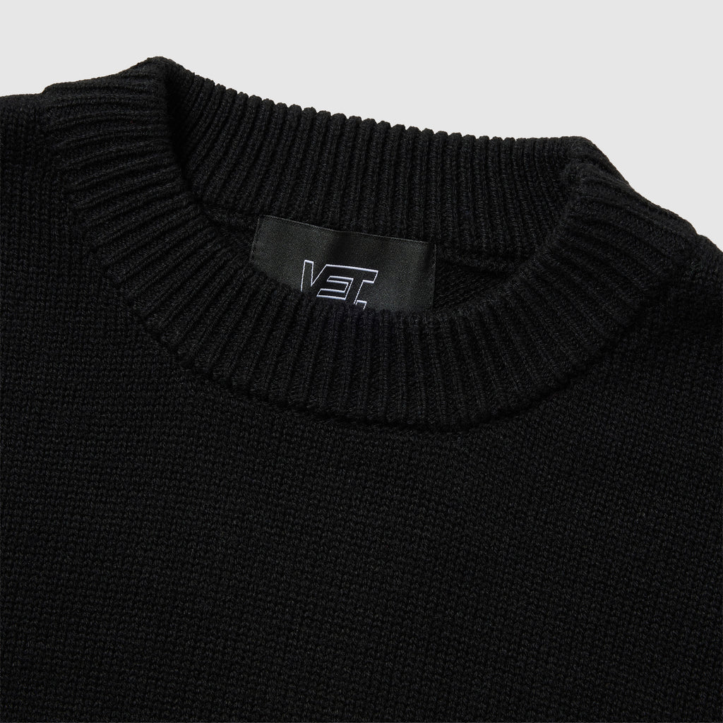 POINT V CREW NECK KNIT