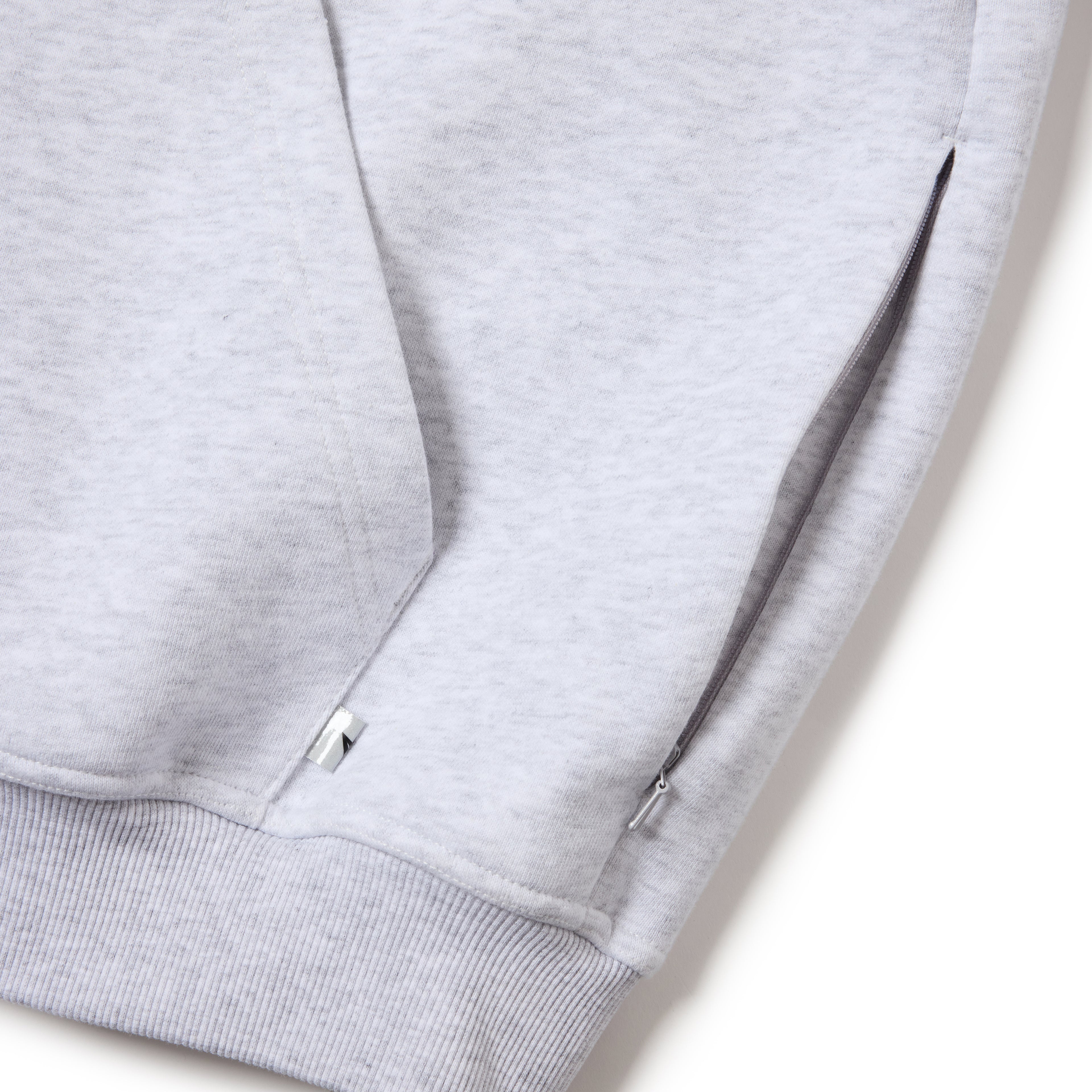 POINT V BONDING ZIP HOODIE