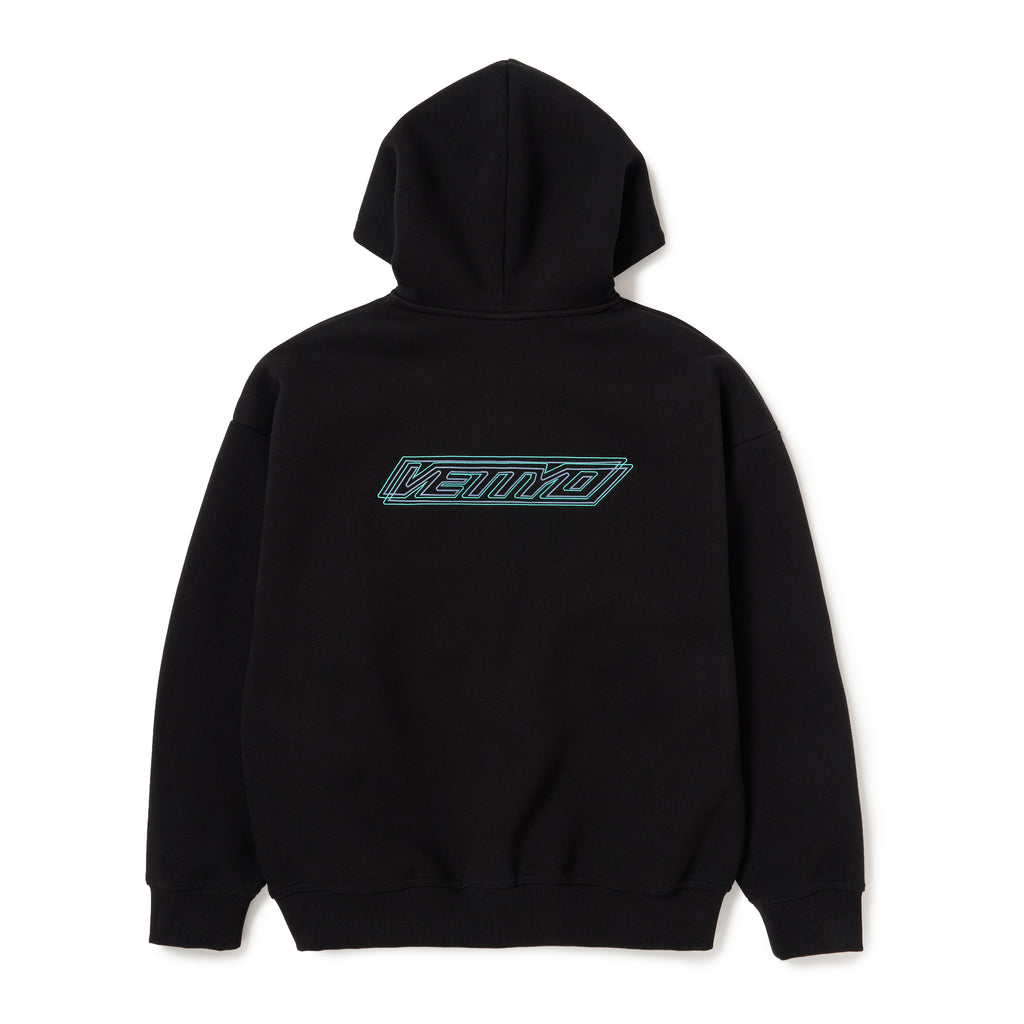 POINT V BONDING ZIP HOODIE