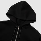 POINT V BONDING ZIP HOODIE